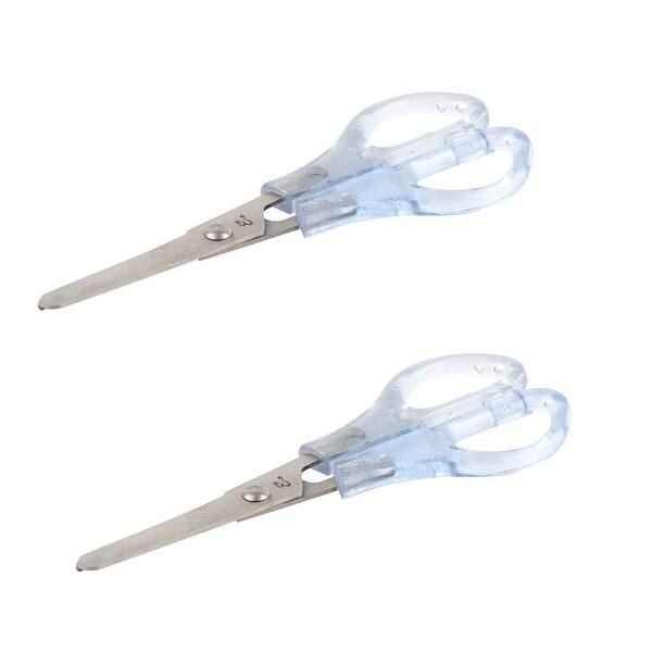 Kitchen Stainless Steel Razor Shear Cutting Shredding Scissor 2 PCS