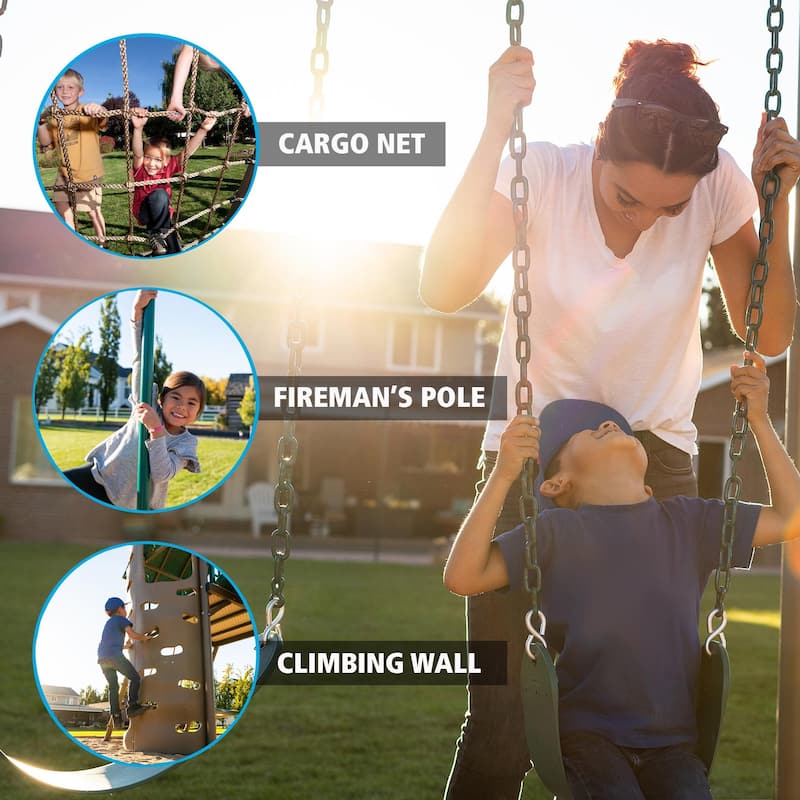 Lifetime Big Stuff ® Deluxe Swing Set
