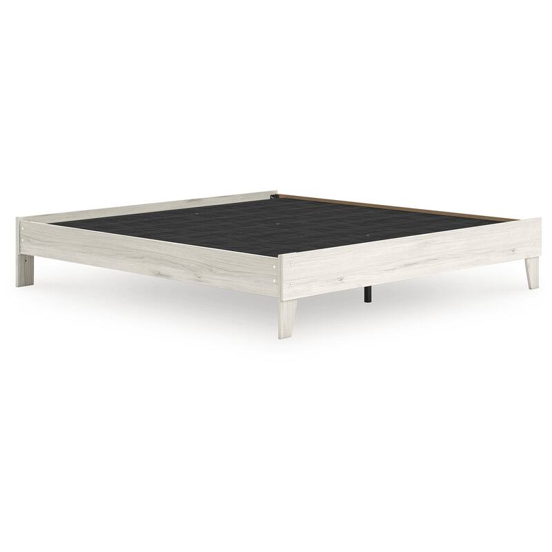 Signature Design by Ashley Socalle White King Platform Bed