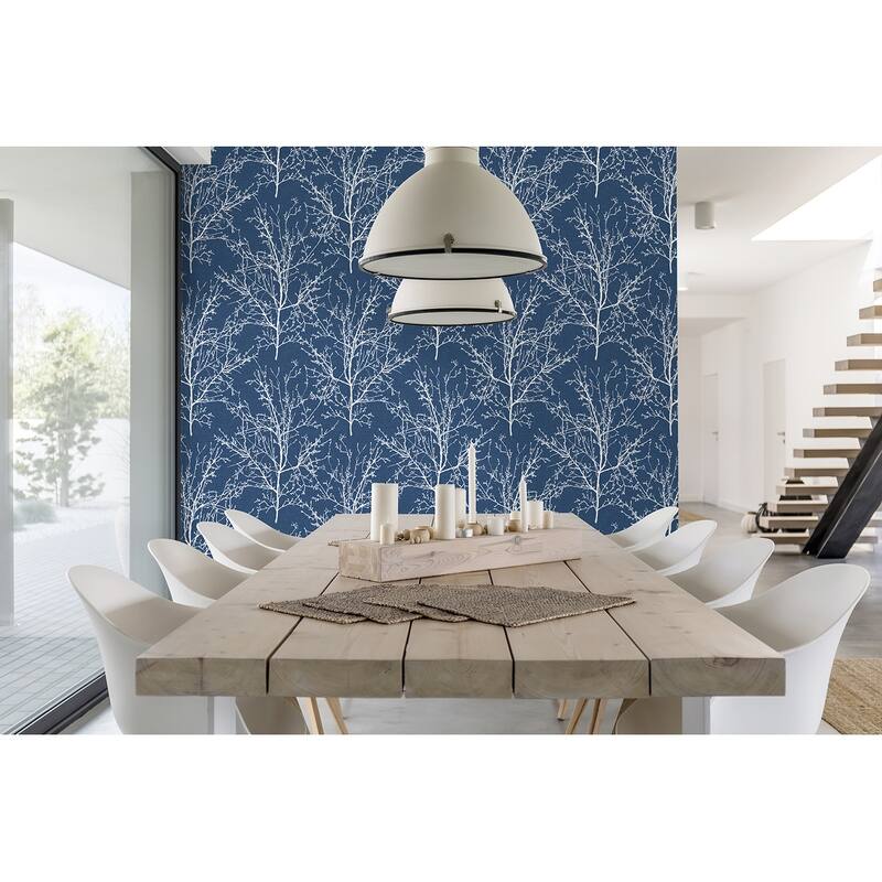 NextWall Tree Branches Peel and Stick Removable Wallpaper