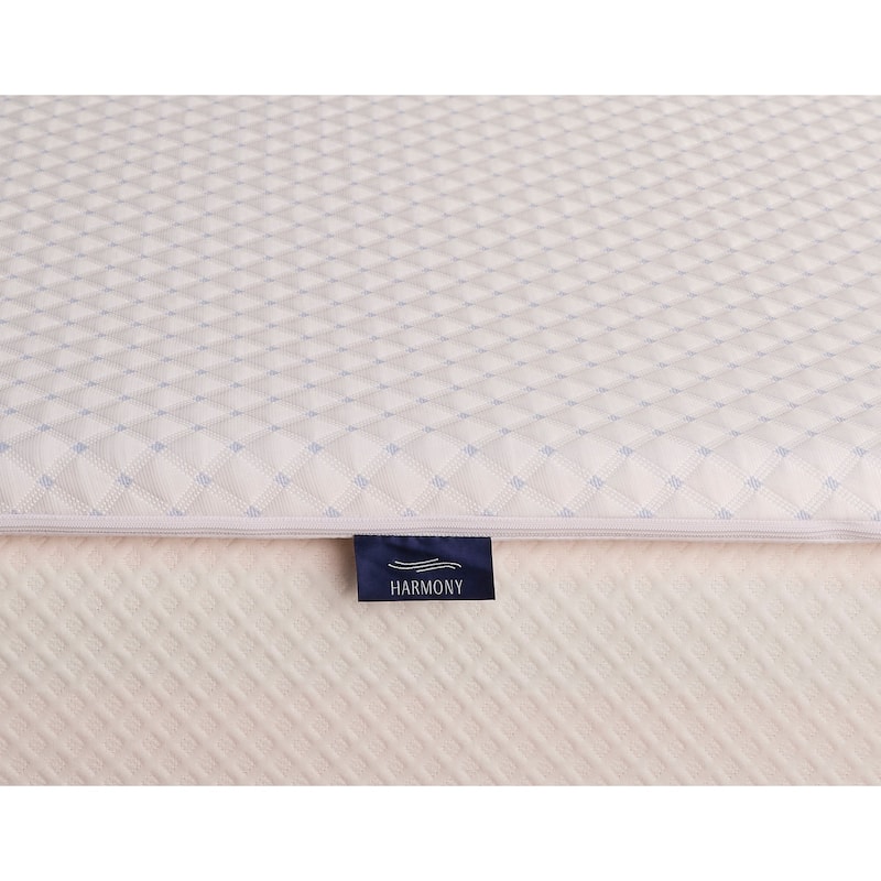Harmony 2" Mattress Topper featuring Hybrid Bliss Memory Foam