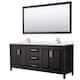 Option Dark Espresso / White Quartz Top / Polished Chrome