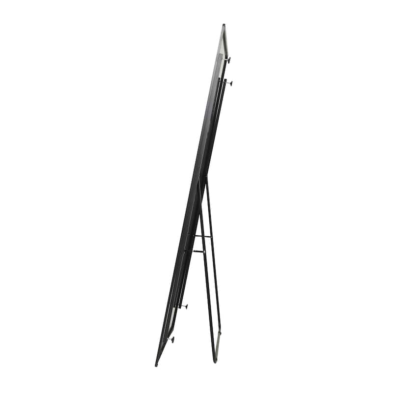 CosmoLiving by Cosmopolitan Silver or Gold Metal Room Floor Mirror with Stand