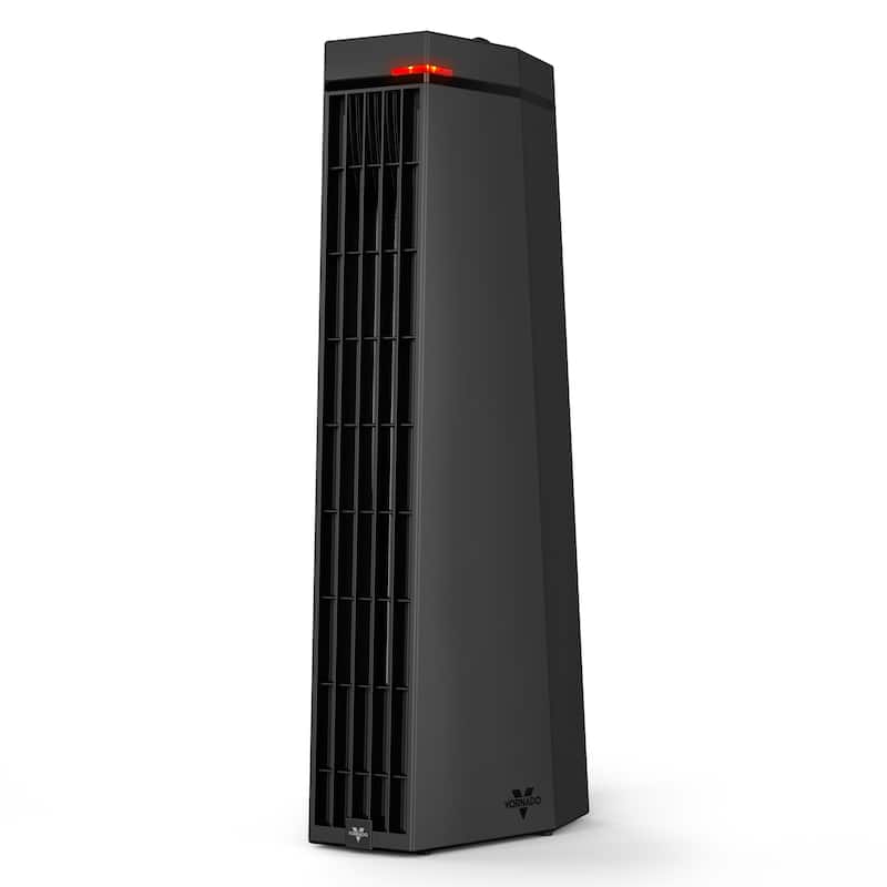 Vornado Rise 20H Whole Room Tower Heater for Home, Advanced Safety - Black