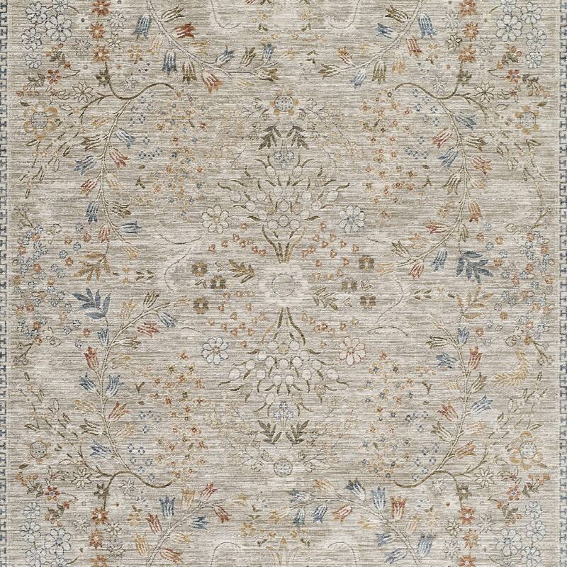 Momeni Georgina Polyester Medallion Traditional Area Rug