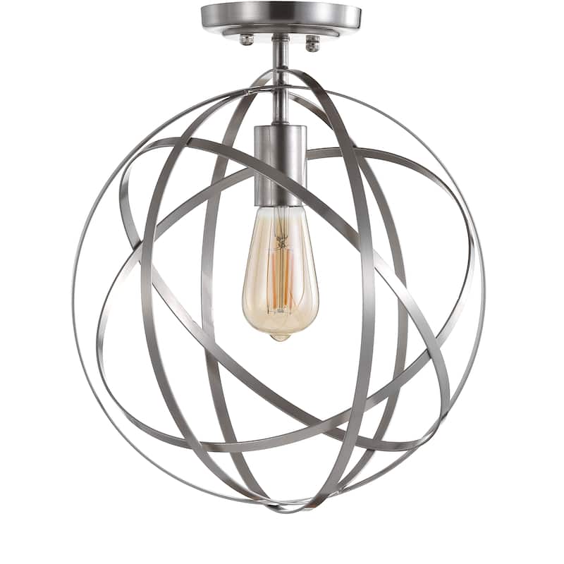 Alba 13" Metal LED Flush Mount, Oil Rubbed Bronze by JONATHAN Y