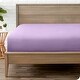 preview thumbnail 22 of 63, Bare Home Double Brushed Deep Pocket Fitted Sheet Queen - Lavender