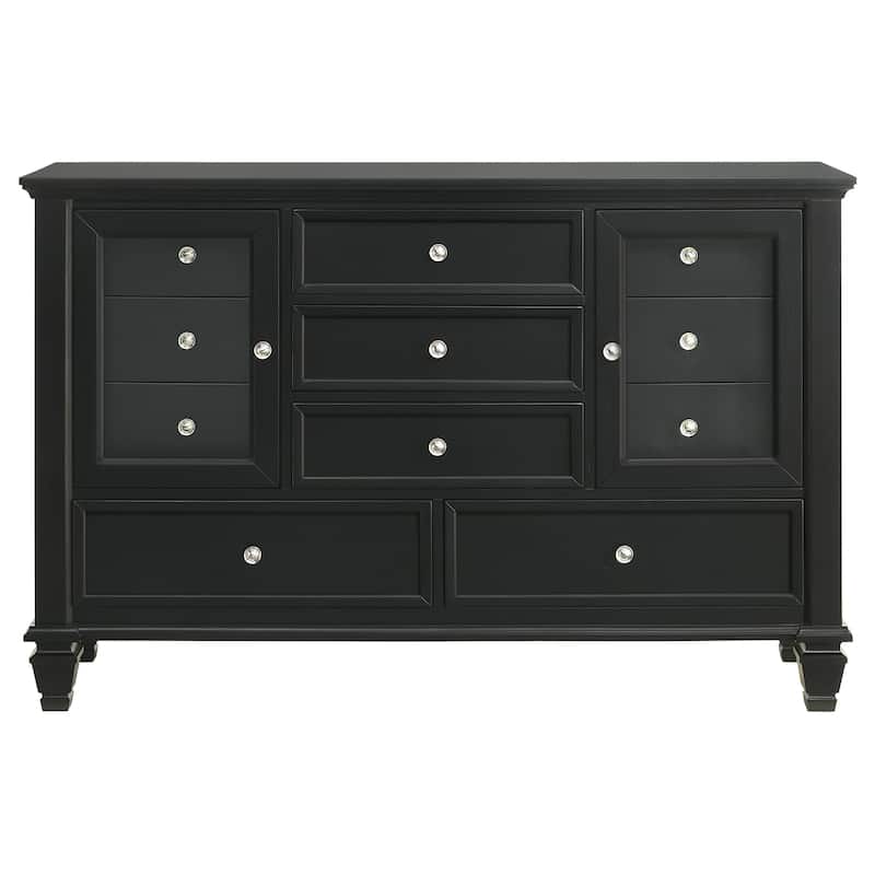 Sandy Beach Coastal Wood 11-drawer Bedroom Dresser
