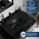 preview thumbnail 3 of 25, Karran Mirage Quartz 32 inch Bathroom Vessel Sink
