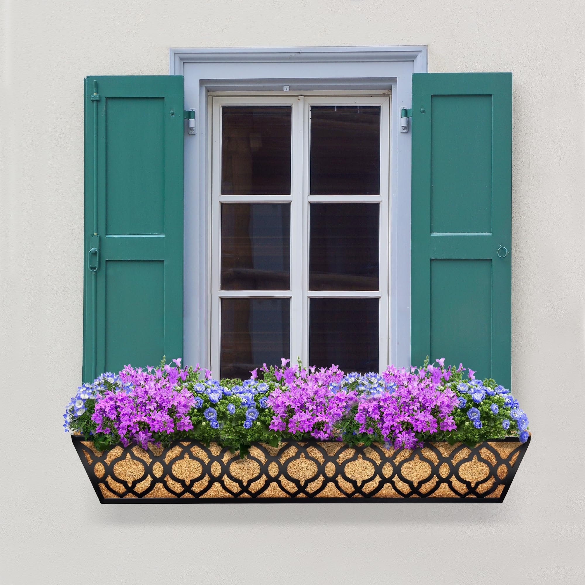 30'' Large Window Box Railing Planter, Outdoor Window Flower Boxes Over The  Railing Planter Boxes Deck Fence - Bed Bath & Beyond - 40259817