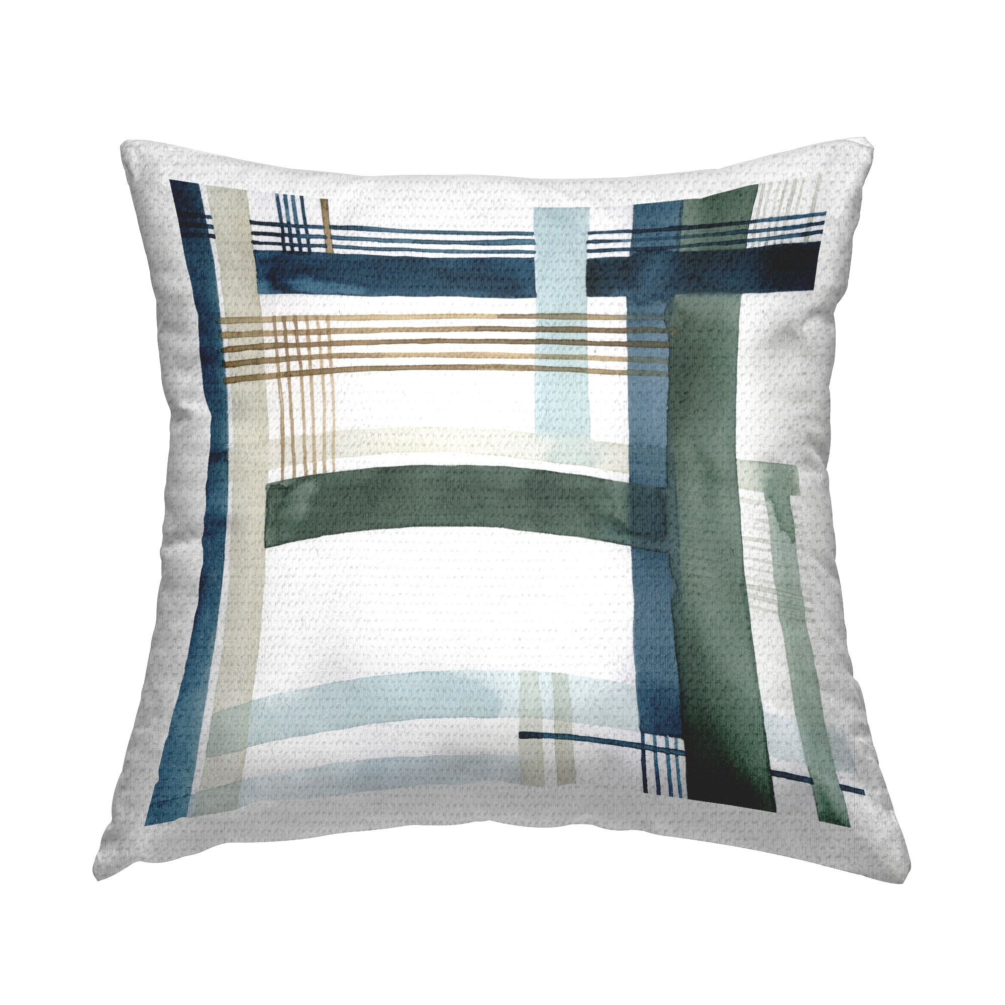 Stupell Modern Woven Pattern Printed Outdoor Throw Pillow Design by Grace Popp