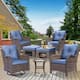Option Blue-Brown Rattan