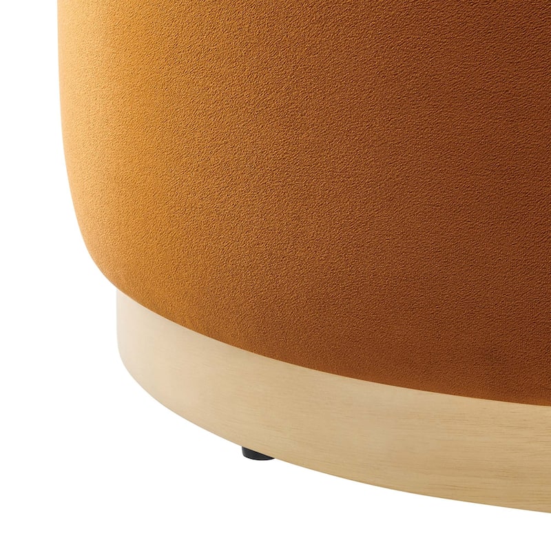 Tilden 16"/23"/29"/38" Performance Velvet Upholstered Ottoman
