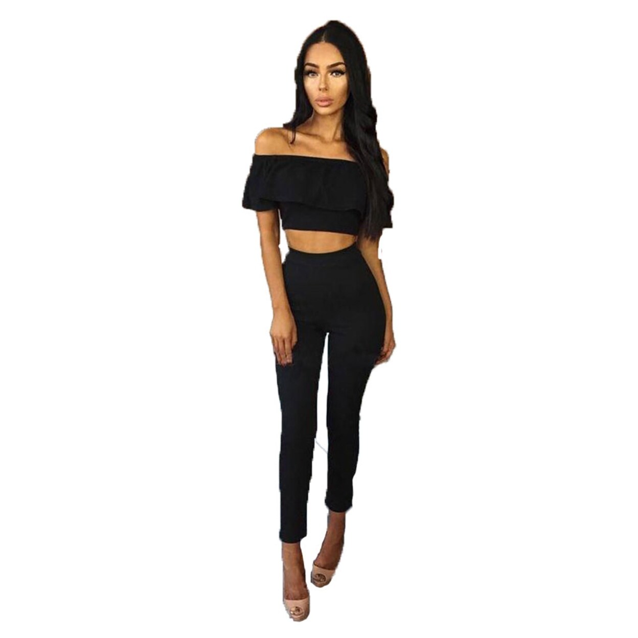 jumpsuit with crop top