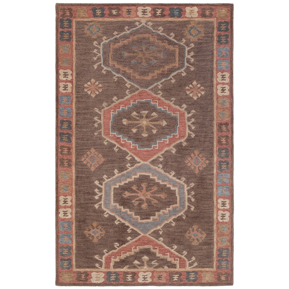 Terra by Obeetee Noble Dusk Brown Rug