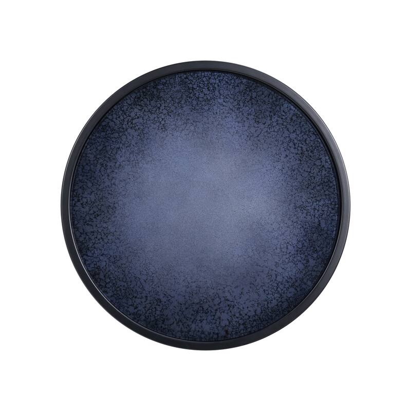 Blue Moon Glass Top Nesting Tables