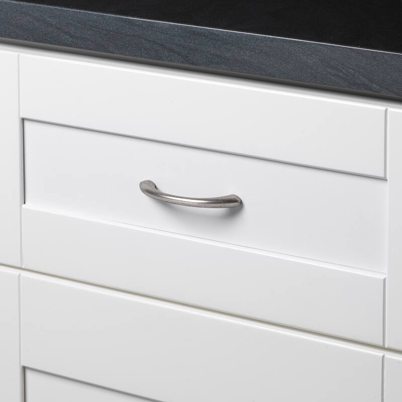 GlideRite 5-Pack 2-3/4 in. Center Weathered Nickel Loop Cabinet Pulls - Weathered Nickel