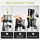 preview thumbnail 6 of 5, Aobosi Masticating Juicer Machine, 2-In-1 Cold Press Juicer with Large Feed Chute for Juice & Ice Cream