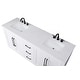 preview thumbnail 5 of 9, Elegant Lighting VF29072D Chase 72" Free Standing Double Basin Vanity