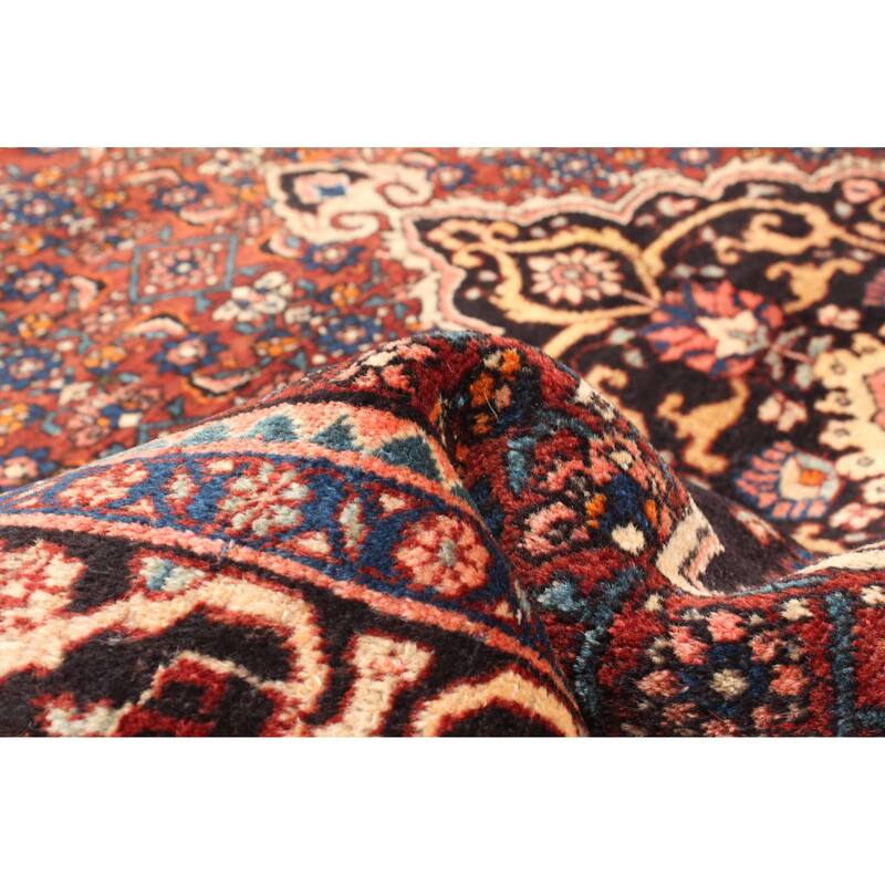 ECARPETGALLERY Hand-knotted Anatolian Vintage Dark Red Wool Rug - 4'0 x 6'7