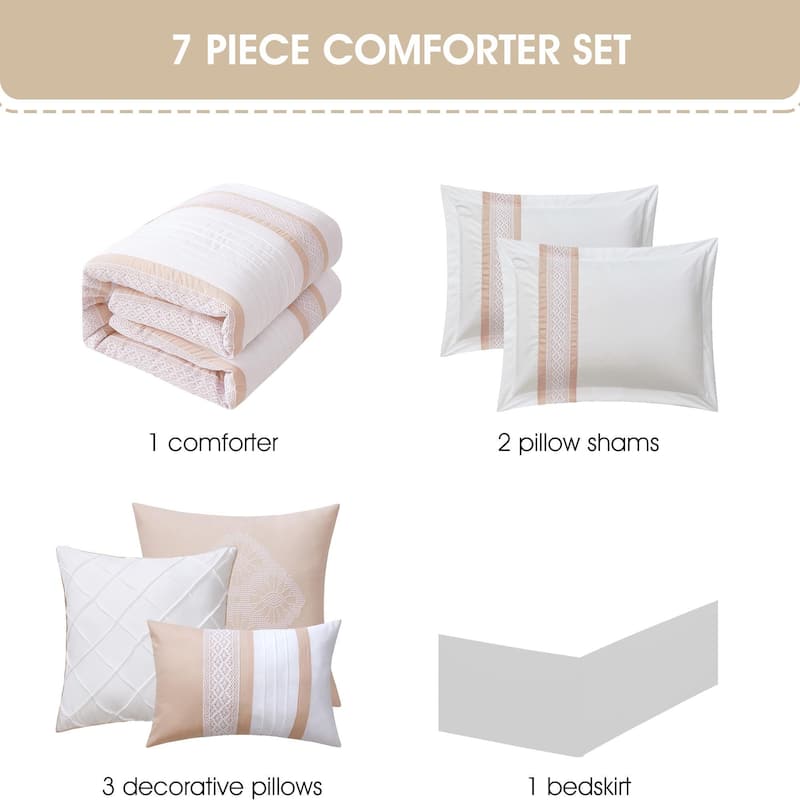 Nanshing Krystel 7 Piece Boho Chic Comforter Set