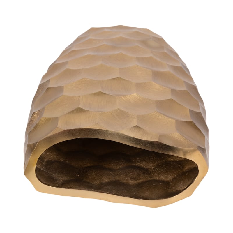 Sagebrook Home Metal, Honeycomb Vase