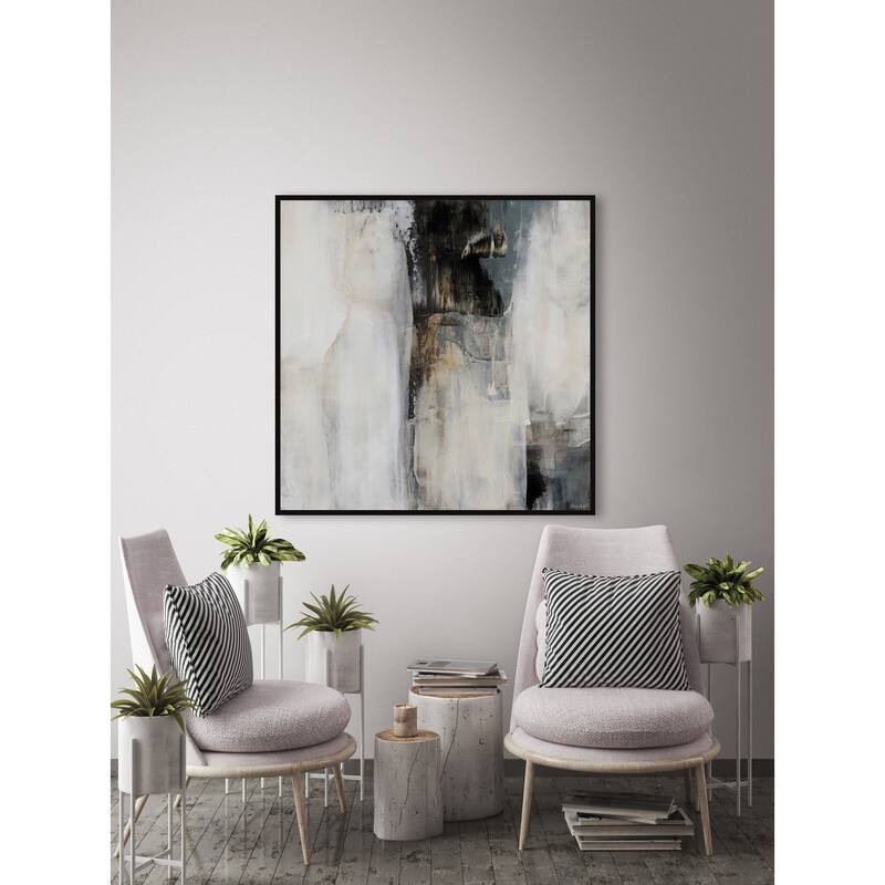 Dark Surface Floater Framed Print on Canvas
