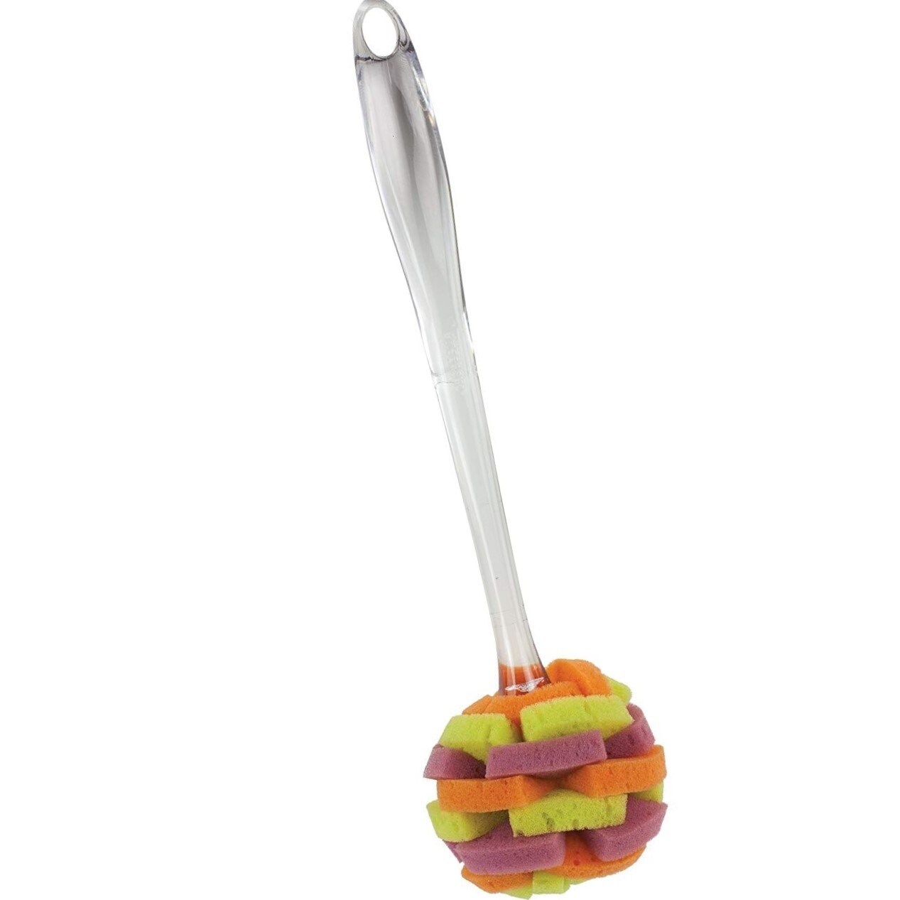 Shop Casabella Soft Foam Sponge Brush With Extra Long Clear