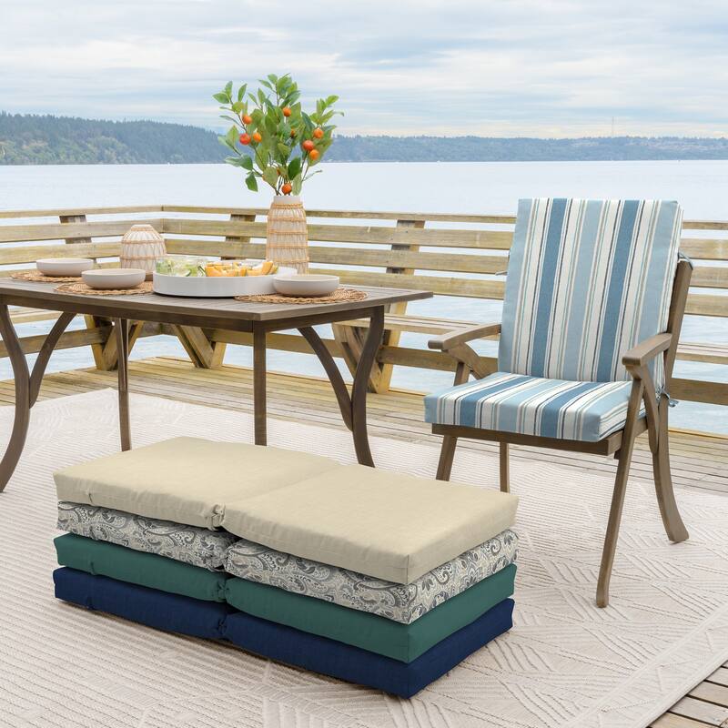 ARDEN Outdoor Dining Chair Cushion - 44"L x 20"W