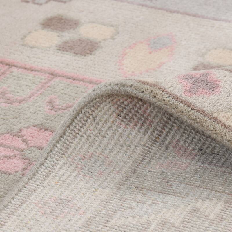 Overton Handmade Modern Contemporary Geometric Area Rug