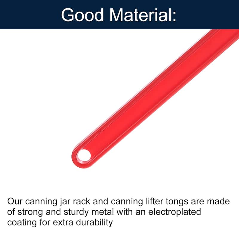 2 Pcs Magnetic Lid Lifter Canning Kits, Magnetic Canning Lids, Red