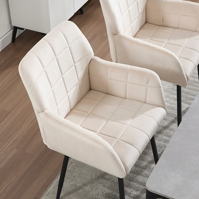 2PCS Velvet Dining Chairs