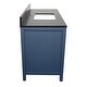 preview thumbnail 115 of 146, Nevado 37" Bathroom Vanity with Cultured Marble Vanity Top Sink in White with White Basin