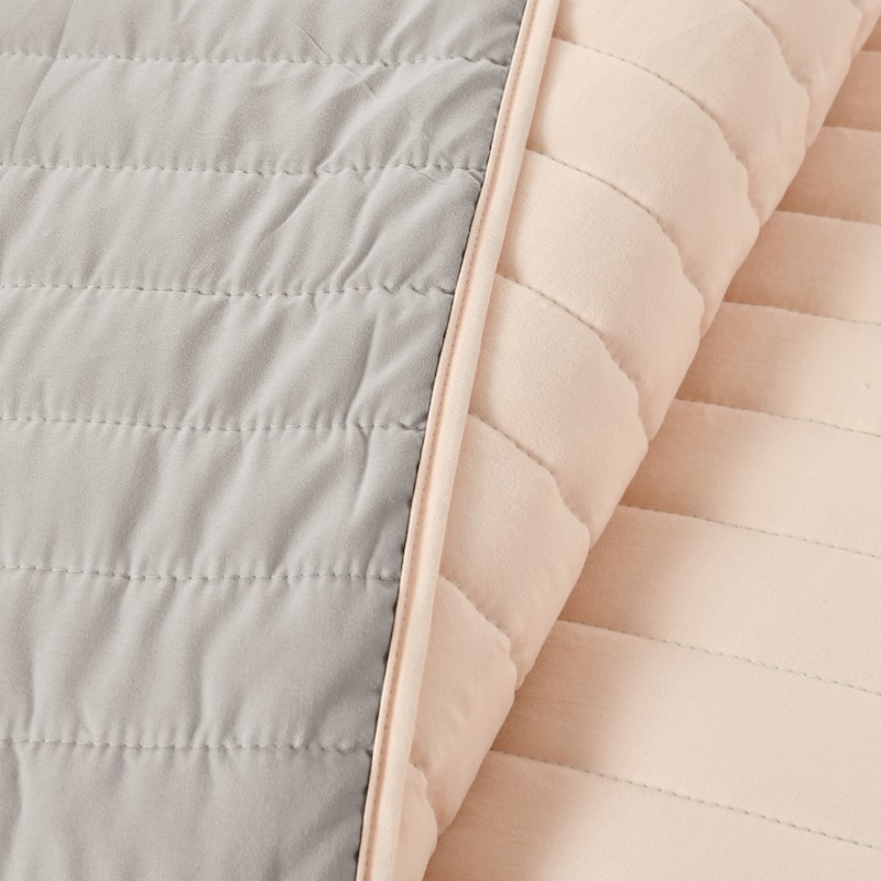 Lush Decor Soft Stripe All Season Quilt/Coverlet Set