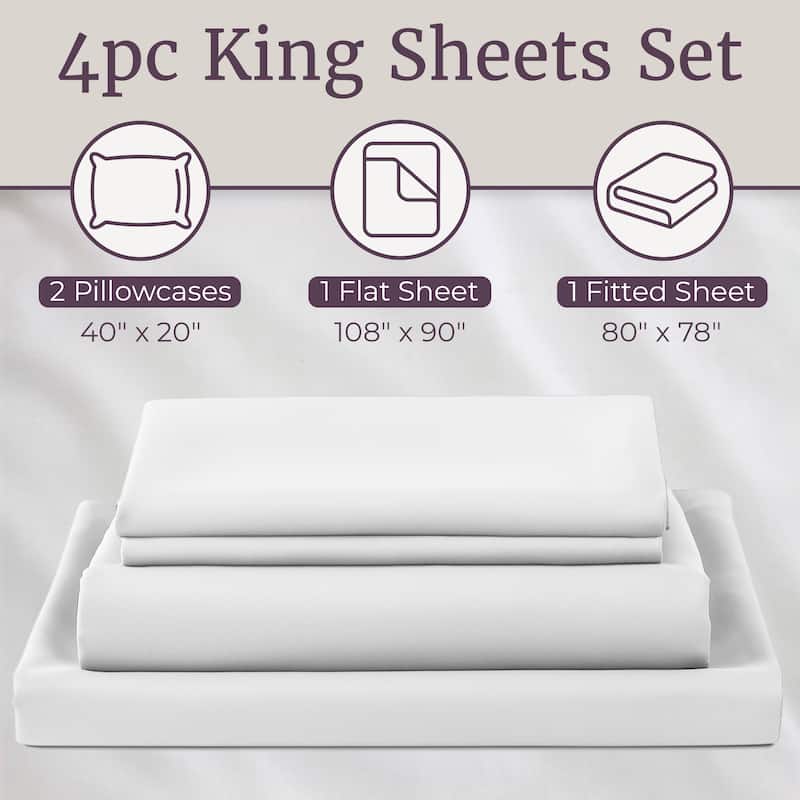 Wrinkle Resistant Brushed Microfiber Sheet Set by Windsor Home