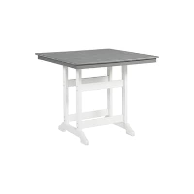Signature Design by Ashley Transville Outdoor Poly All Weather Counter Height Dining Table