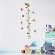 preview thumbnail 2 of 2, Walplus Butterfly Height Measure Children Wall Stickers Nursery Decor