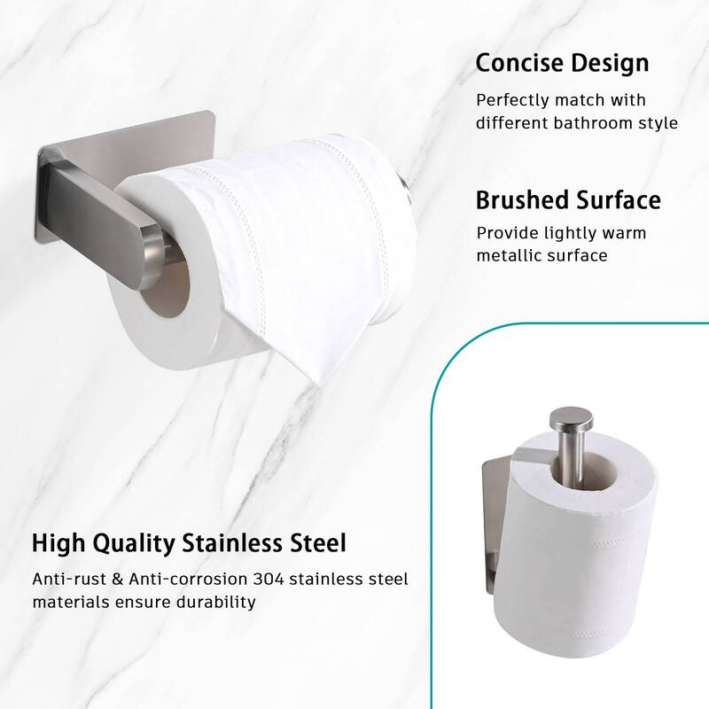 Dornberg Self-Adhesive Wall-Mounted Toilet Paper Holder