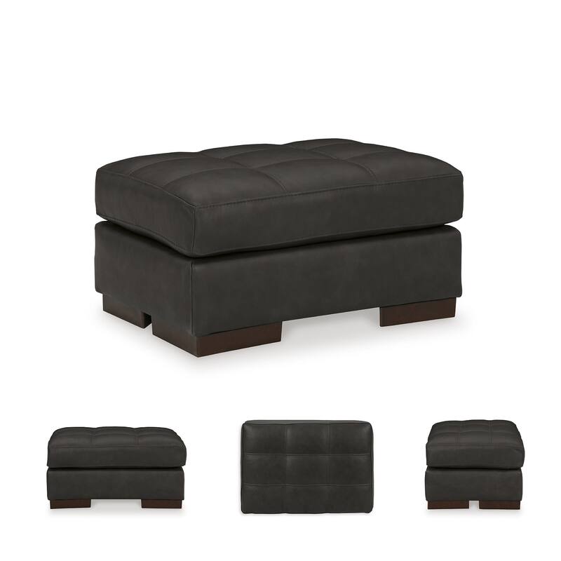 Signature Design by Ashley Luigi Thunder Ottoman