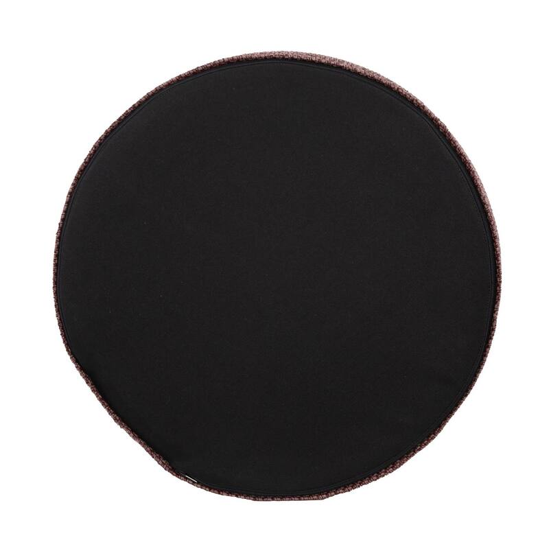 Allan Andrews No Tip Cylinder Ottoman with Cover, Panama Collection