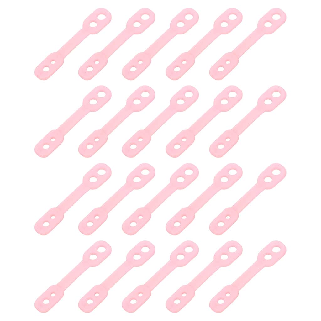 40Pcs Clothes Hanger Windproof Strip, Anti-Slip Off Fixed Buckle - 55mm/2.17"