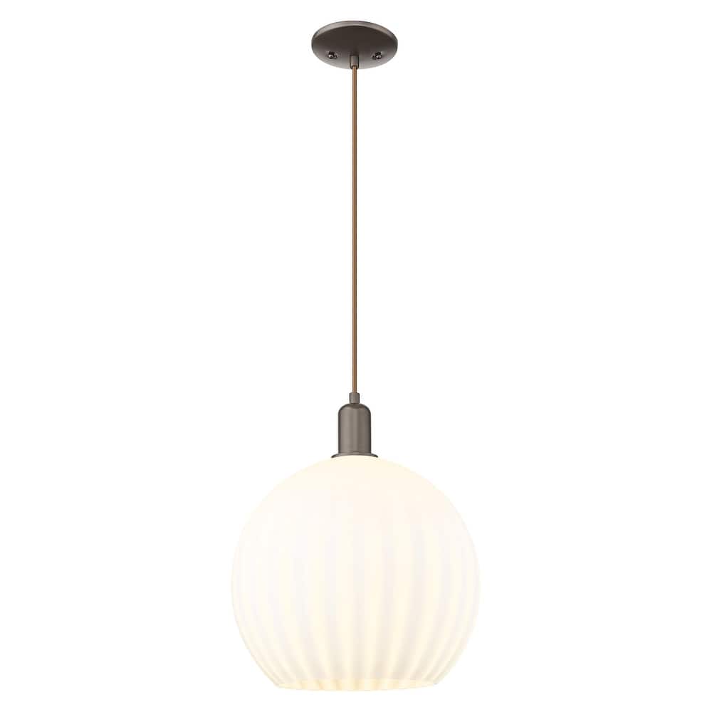 Innovations Lighting Endless Possibilities Arcadia - White Venetian - 1 Light 14" Cord Hung Mini Pendant