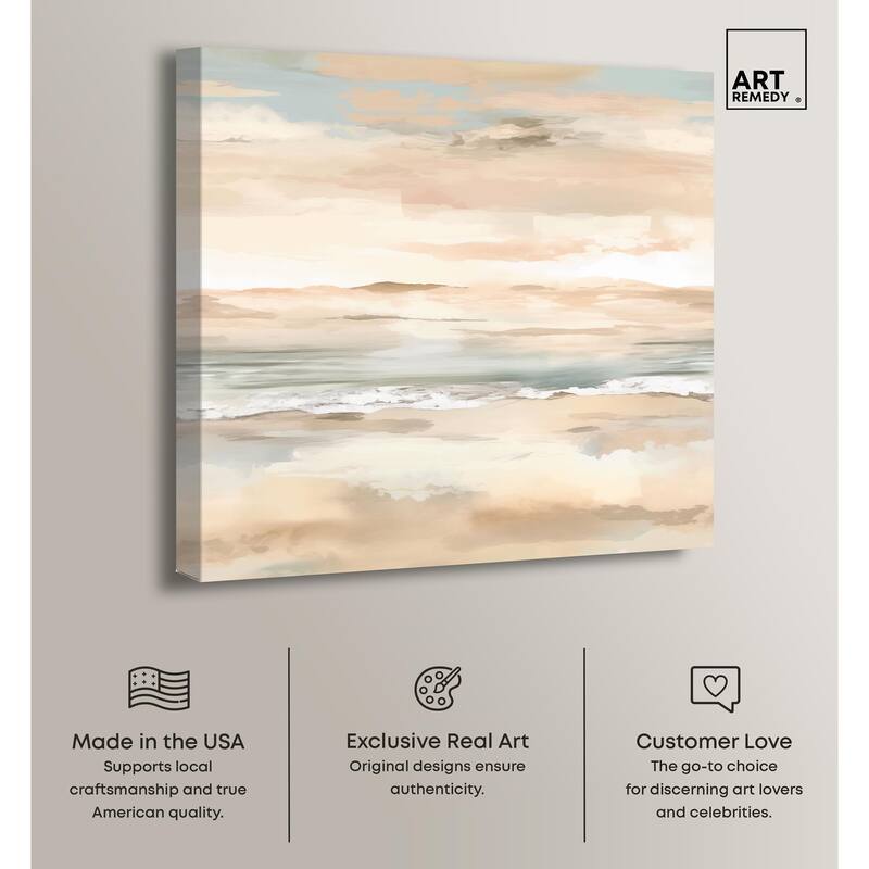 Roseate Skyfall II Canvas by Art Remedy, Gallery Wrapped