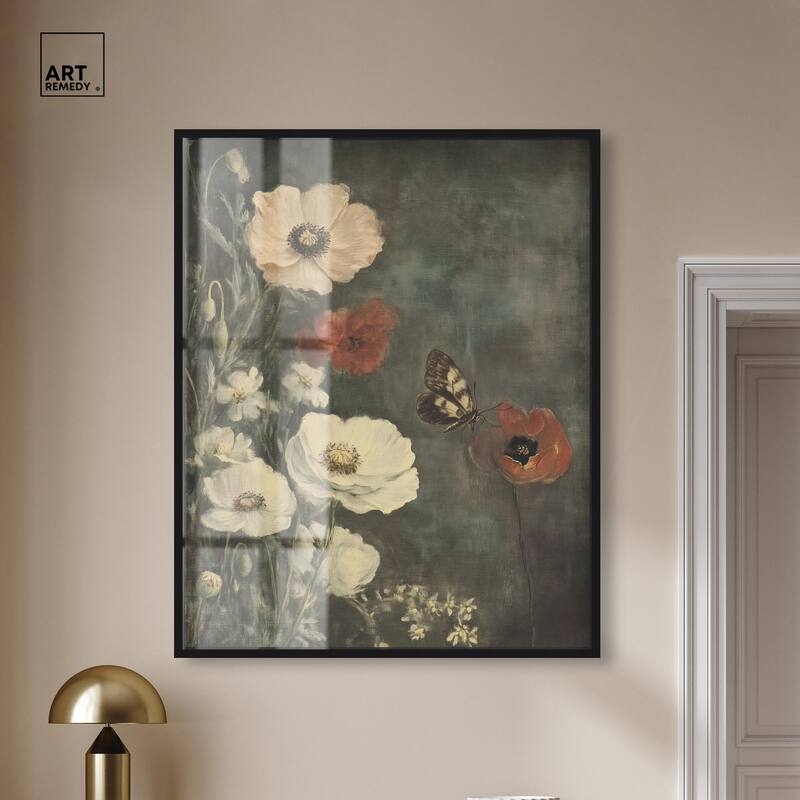 Vintage Botanicals I Shadowbox by Art Remedy