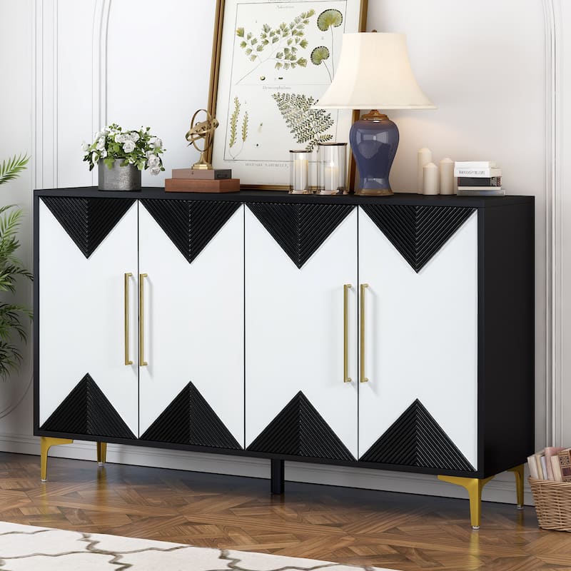 59.8''W Four-Door Cabinet - N/A