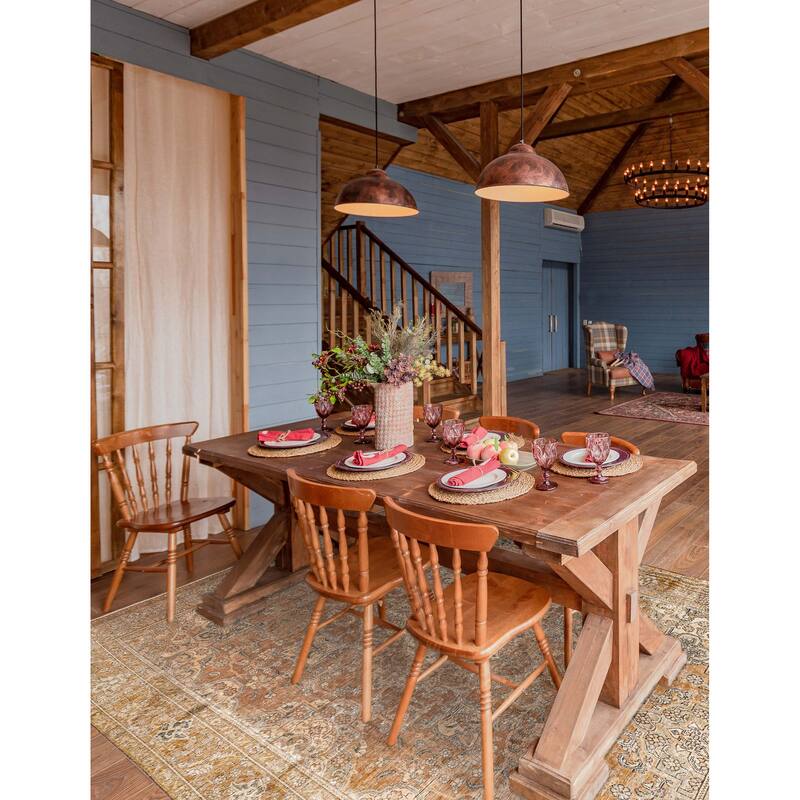 ECARPETGALLERY Hand-knotted Antalya Vintage Brown Wool Rug - 9'10 x 12'9