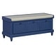 preview thumbnail 48 of 70, Storage Bench with Cushioned Seat and 3 Drawers
