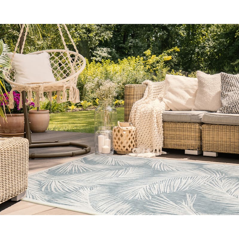 Liora Manne Carmel Fronds Indoor/Outdoor Rug