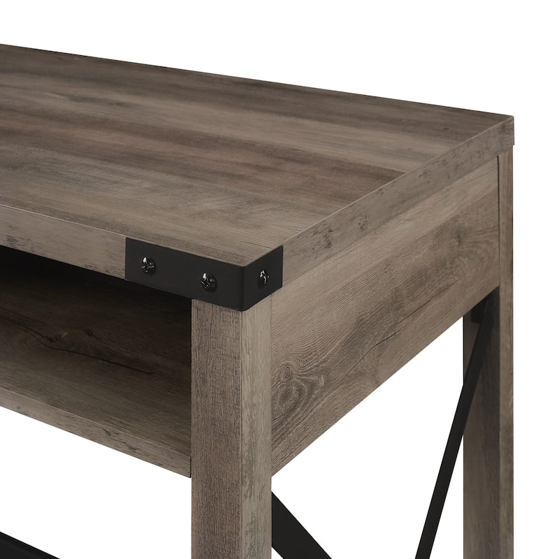 Middlebrook 42-inch Metal X Farmhouse Desk