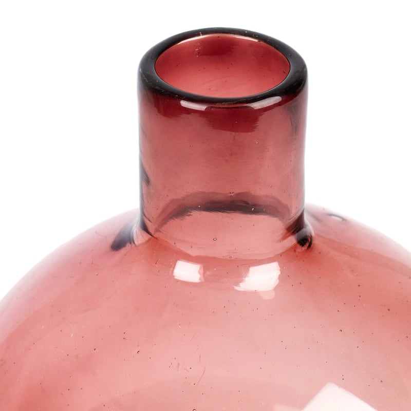 Novica Handmade Bordeaux Dream Handblown Glass Vase